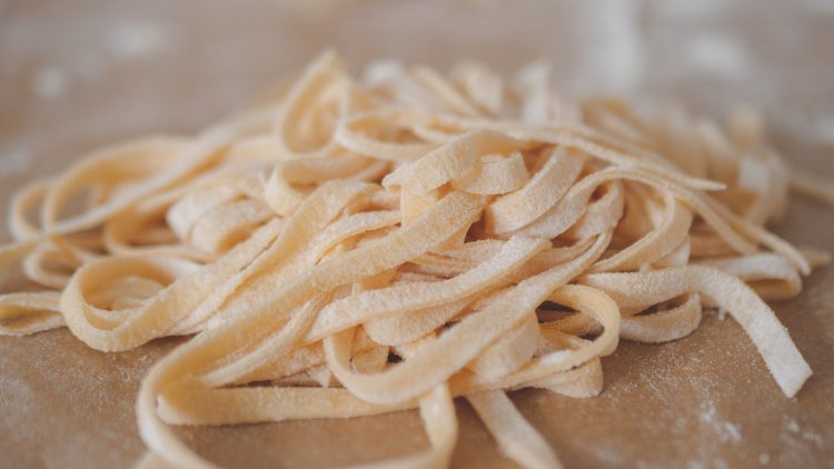 fettuccine, pasta, flour