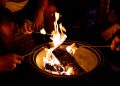 fire pit, camping, trip