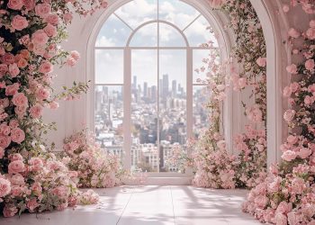 ai generated, nature, archway