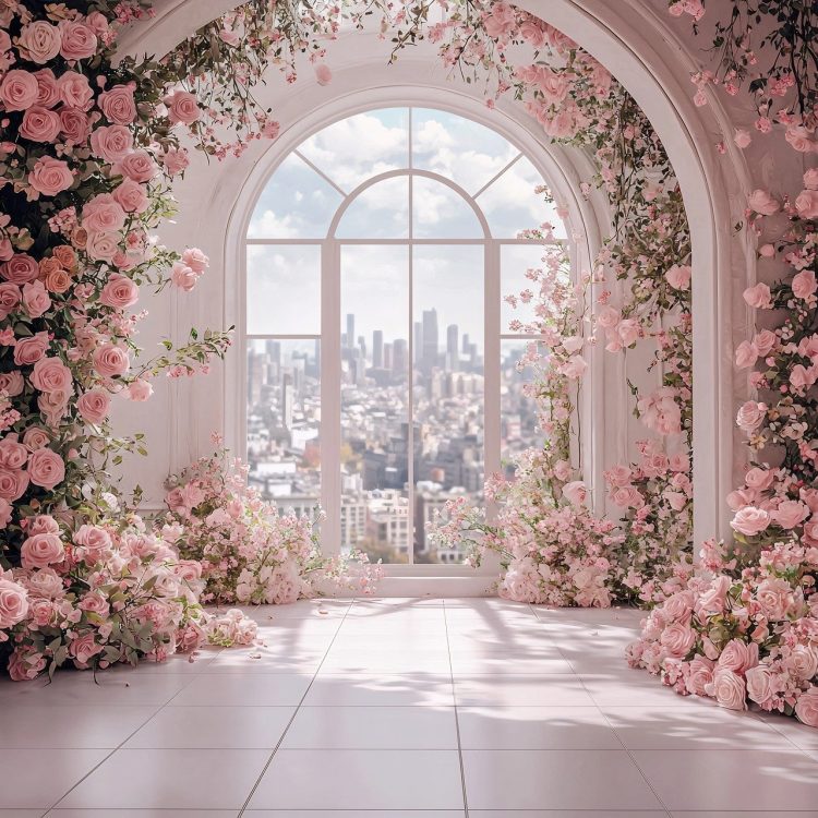 ai generated, nature, archway